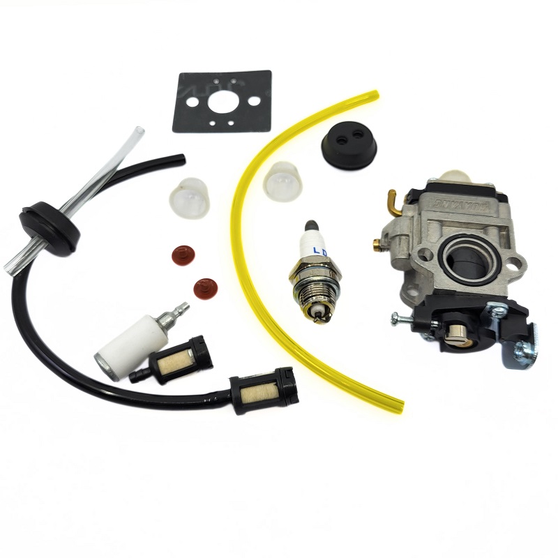Kit Carburateur + Joints + Tuyaux Pour Débroussailleuse 43cc à 52cc – Compatible Timbertech, Fuxtec, Etc.