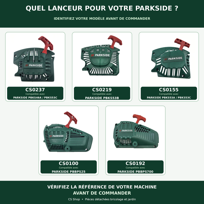 Lanceur tronçonneuse Parkside
