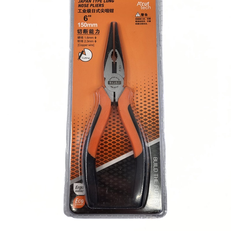 Pince a bec fin 6 " (150mm) Asaki