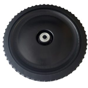 Roue arrière 255 mm pour tondeuse SCHEPPACH MS173-51 MS173-51E MS196-51 MS196-51E MS225-53 MS225-53E MS226-53 WOODSTAR TT196-51SE référence 5911241020
