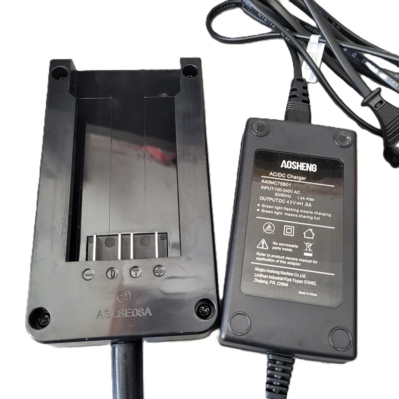Chargeur AOSHENG 40V 1,8A – Chargeur batterie Li-Ion 40V